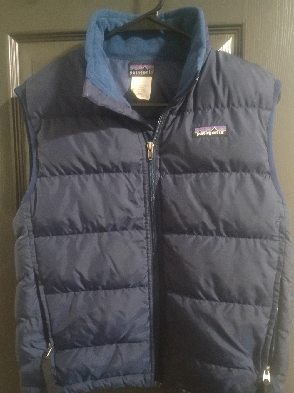 Patagonia Kids' Navy Puffer Vest Size#M#10
